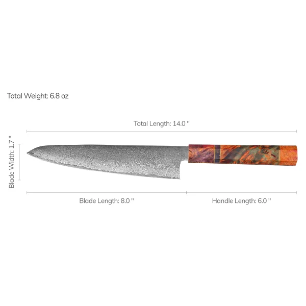 AIKIDO Takaharu 8″ Chef Knife