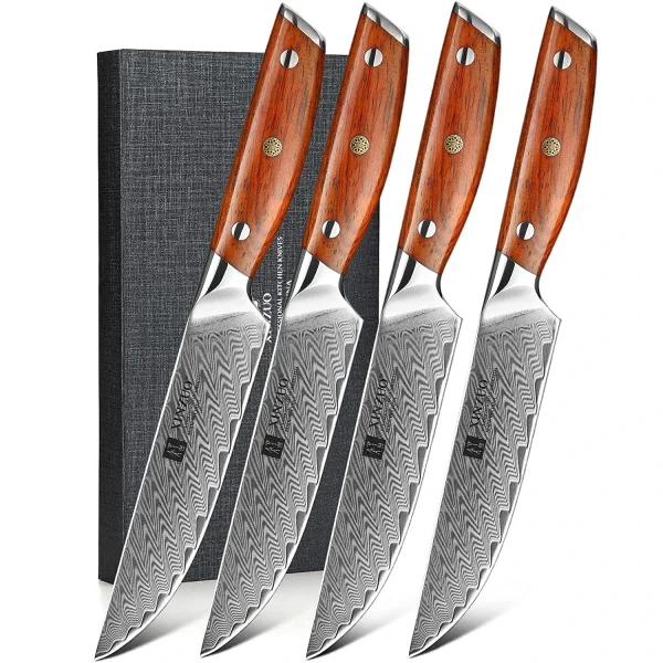 XINZUO-Damascus-Steel-4Pcs-Steak-Knife-Set-01