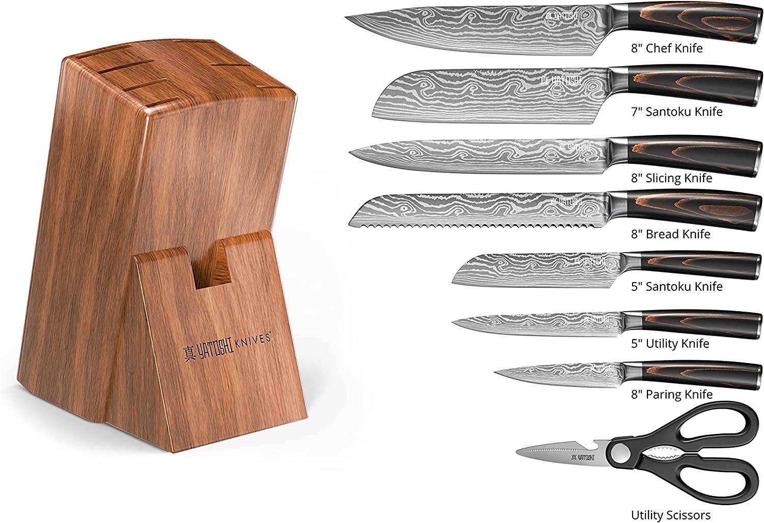 YATOSHI, Knife Block Set