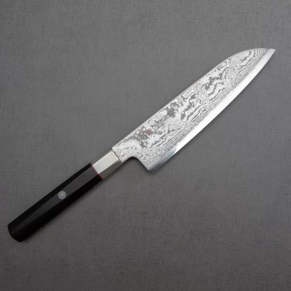 Mcusta Zanmai | Hybrid Splash Damascus Santoku Knife 7.1"