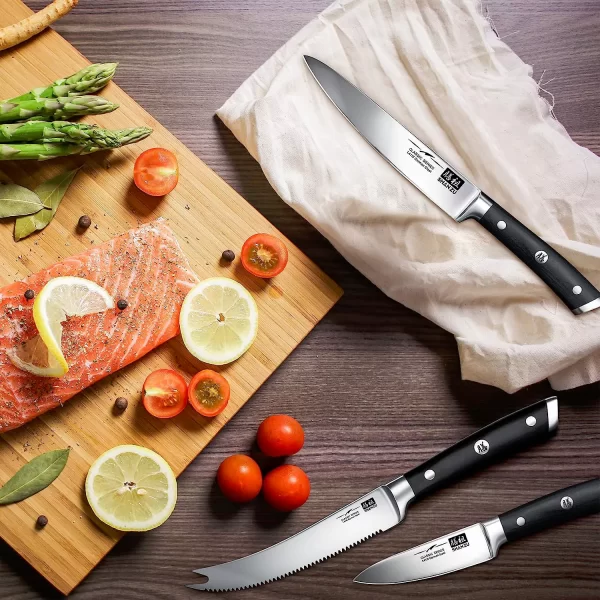 SHAN ZU | Kitchen Knife Set with Block Classic Series