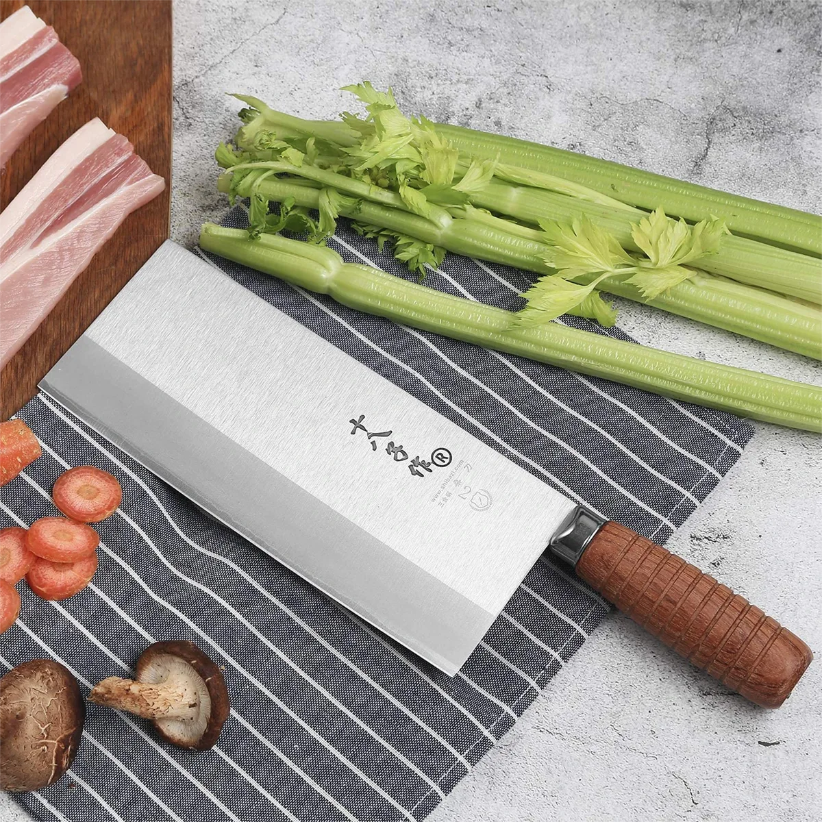 SHI BA ZI ZUO | 8" Kitchen Knife Professional Chef Knife - Image 3
