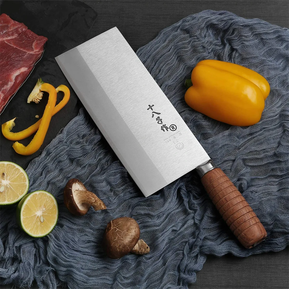 SHI BA ZI ZUO | 8" Kitchen Knife Professional Chef Knife