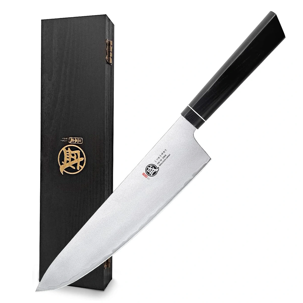 MITSUMOTO SAKARI | 8" Japanese Gyuto Chef Knife, G10 Handle - Image 2