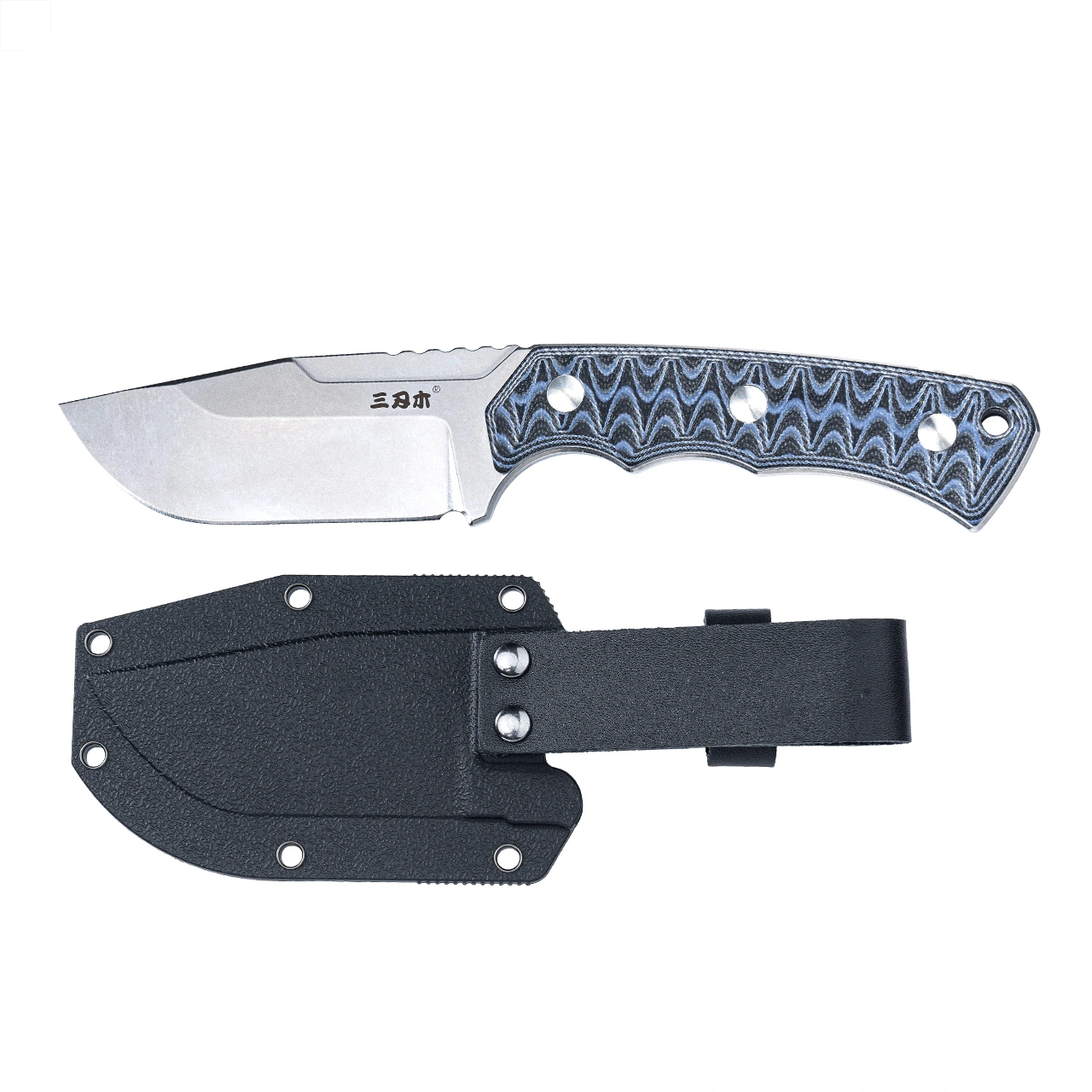 SANRENMU | S738 Fixed Blade Knife Survival Outdoor with Sheath - Image 9