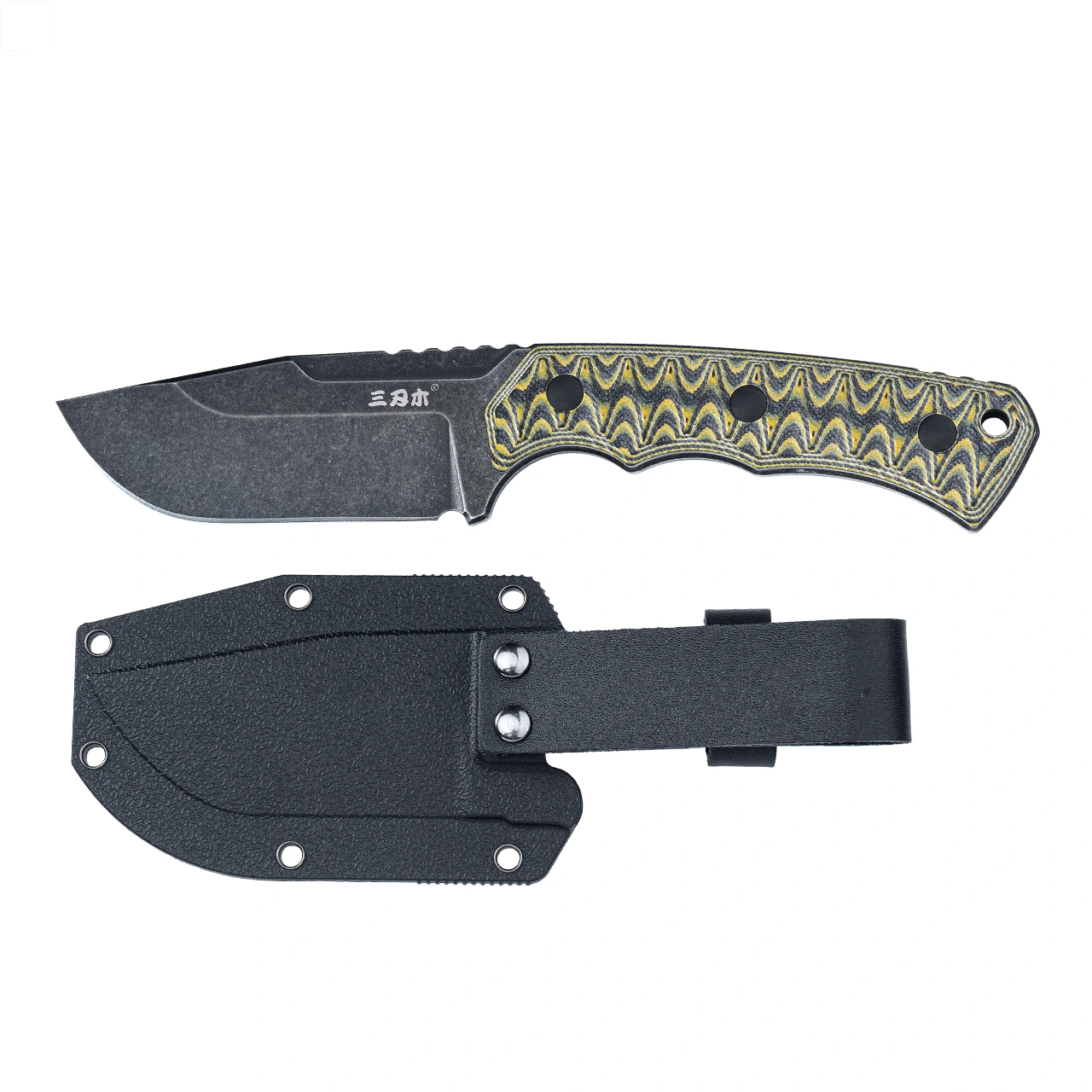 SANRENMU | S738 Fixed Blade Knife Survival Outdoor with Sheath - Image 10