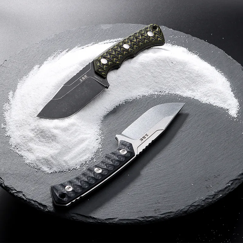 SANRENMU | S738 Fixed Blade Knife Survival Outdoor with Sheath - Image 11