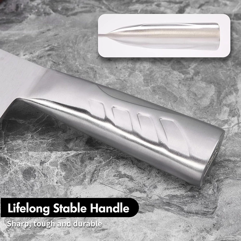 SHI BA ZI ZUO | 8" Versatile Butcher Cleaver Chopper Knife - Image 4