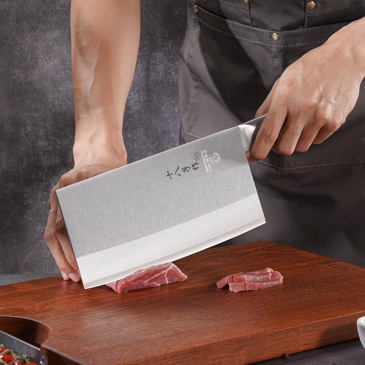 SHI BA ZI ZUO | 8" Versatile Butcher Cleaver Chopper Knife - Image 8