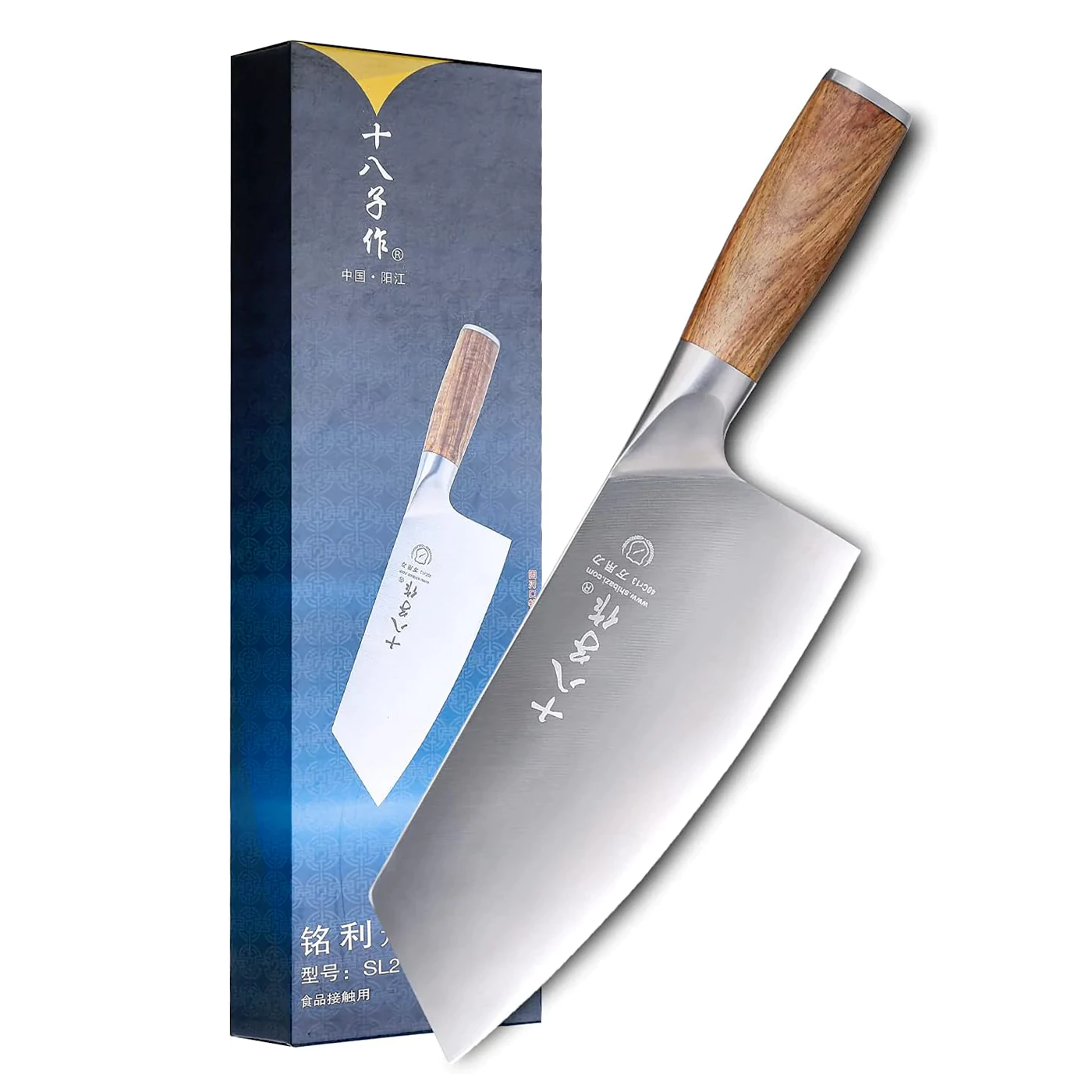 SHI BA ZI ZUO | 7.5" Meat Cleaver Knife Chinese Cleaver - Image 2