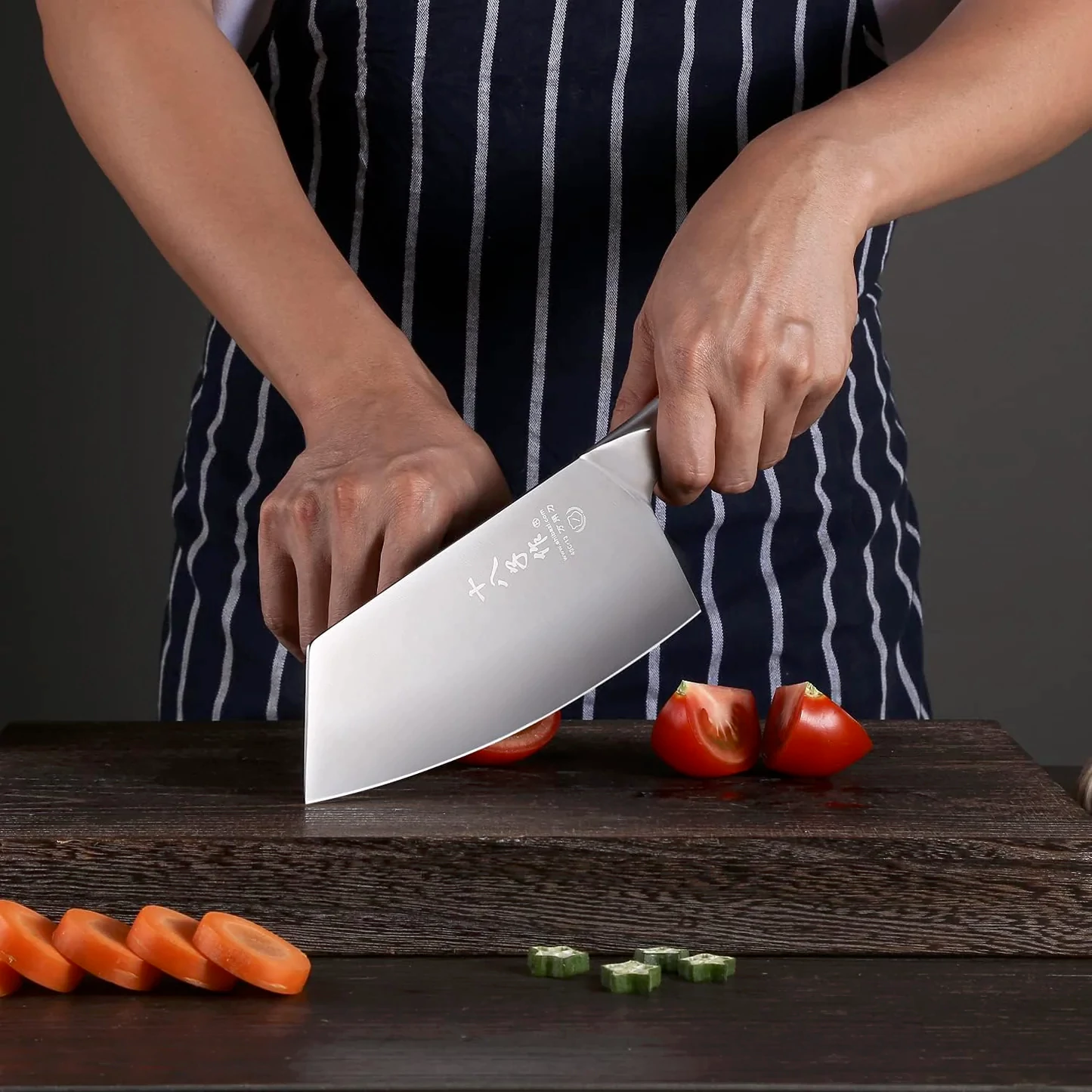 SHI BA ZI ZUO | 7.5" Meat Cleaver Knife Chinese Cleaver